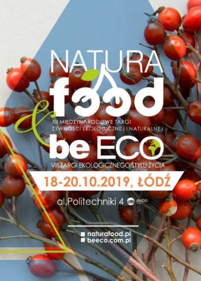 Plakat natura Food Targi Hala Expo Łódź